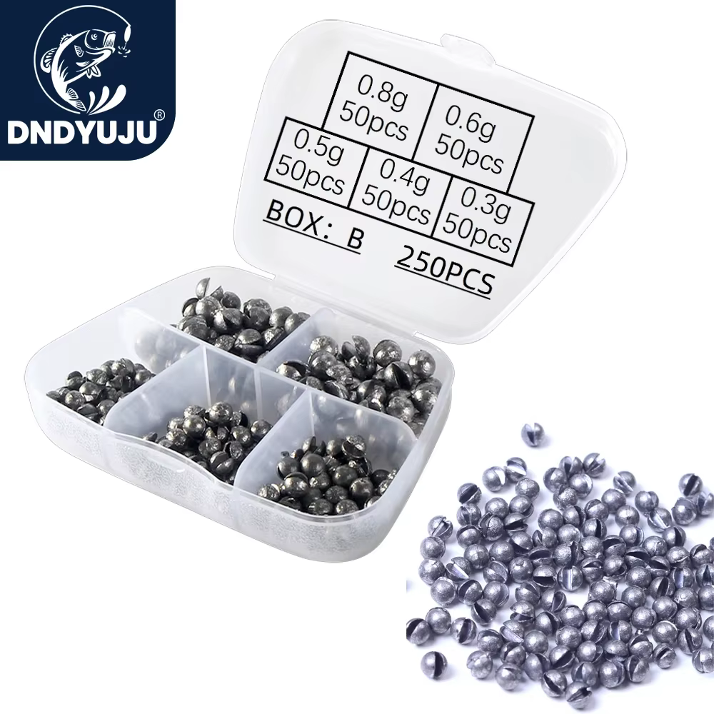 DNDYUJU Plomos ovalados para carpa – Split Shot eficaz - imagen 5