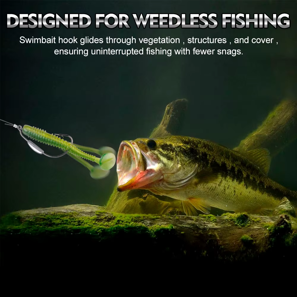 Plomos de Pesca Profunda con Jig Head y giradores Sunlure - imagen 5