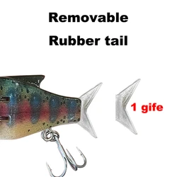 Swimbait multiarticulado hundido para lubina y depredador