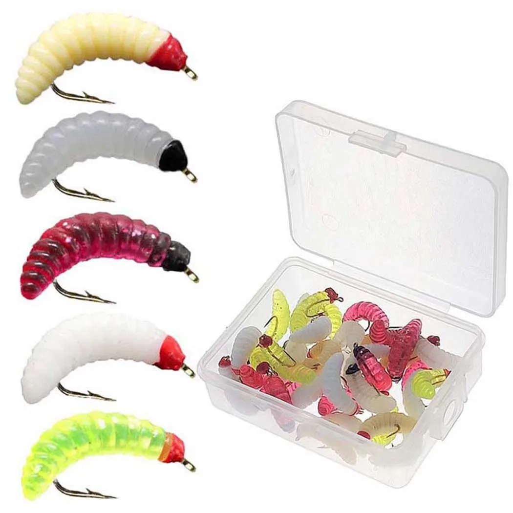 Gusanos de pesca con mosca tipo cebo