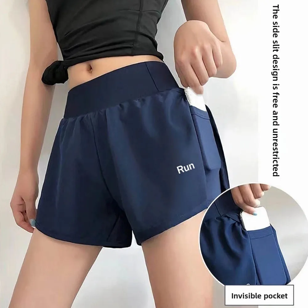 Shorts de yoga con forro antideslumbrante, bolsillos y secado rápido - imagen 5
