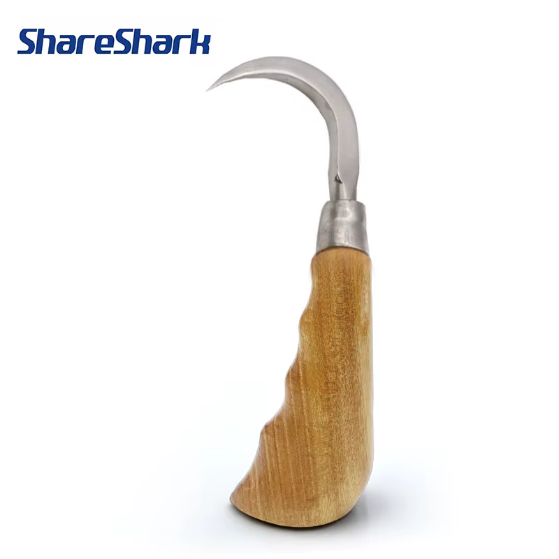 Cuchillo Curvo ShareShark en Acero Inoxidable para Pesca - imagen 4