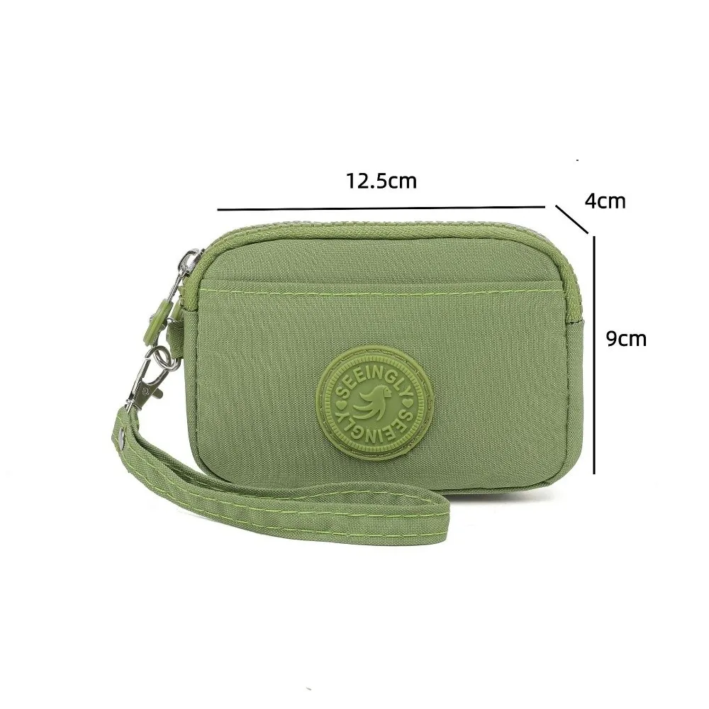 Cartera portátil doble capa impermeable con cordón para mujer - imagen 5
