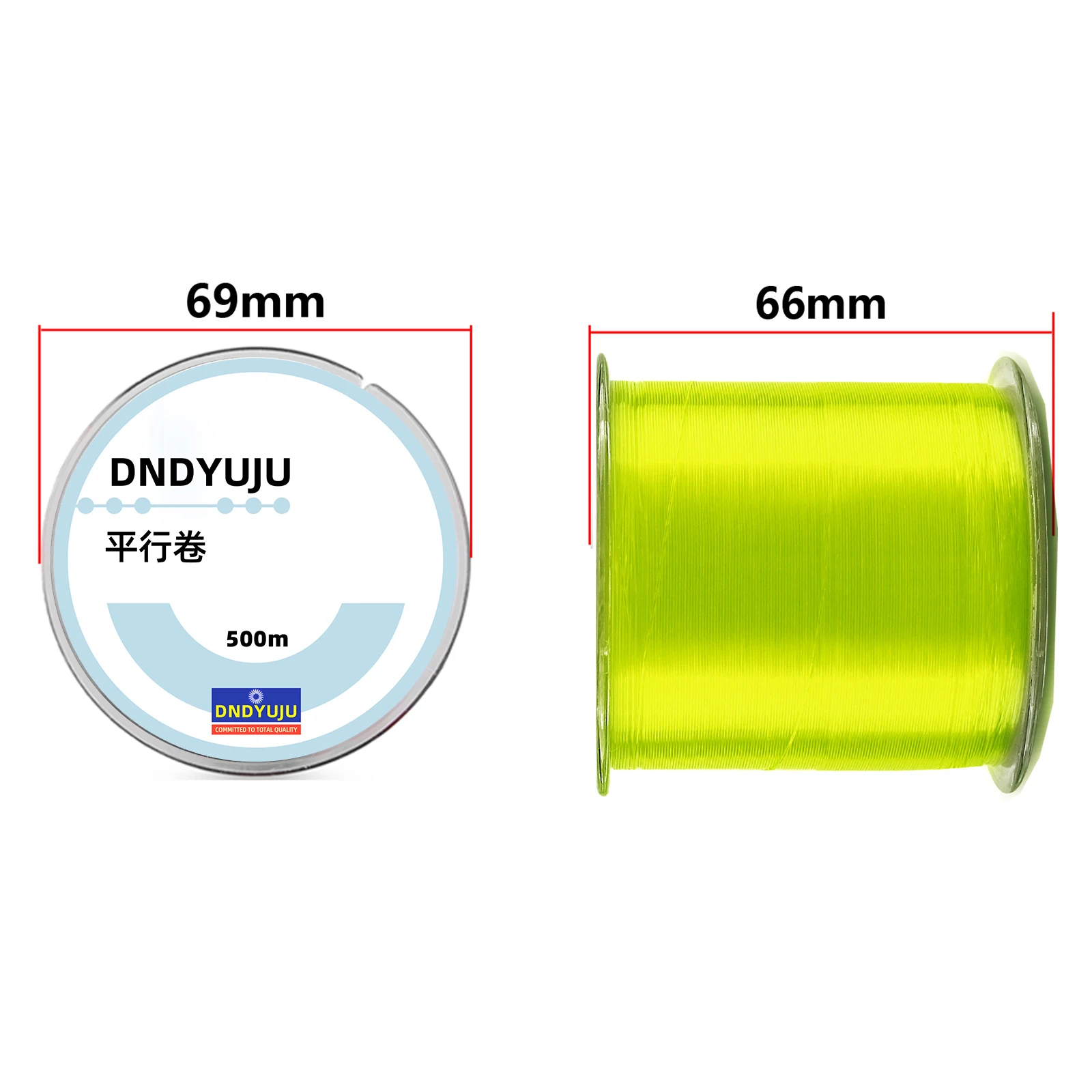 DNDYUJU Línea de pesca monofilamento nailon súper fuerte resistente
