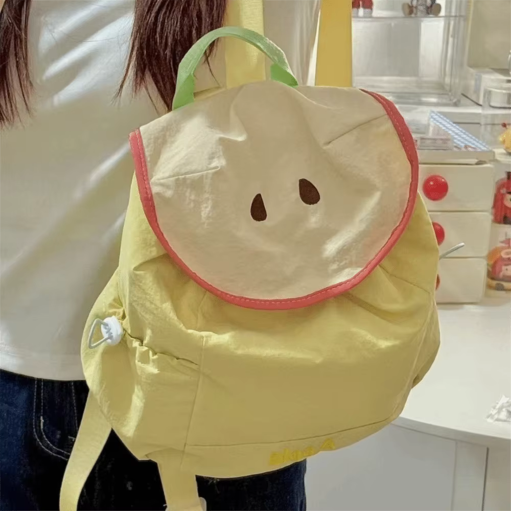 Mochila Coreana con Cordón para Mujer – Bolso Frutas Dopamina Gran Capacidad - imagen 5