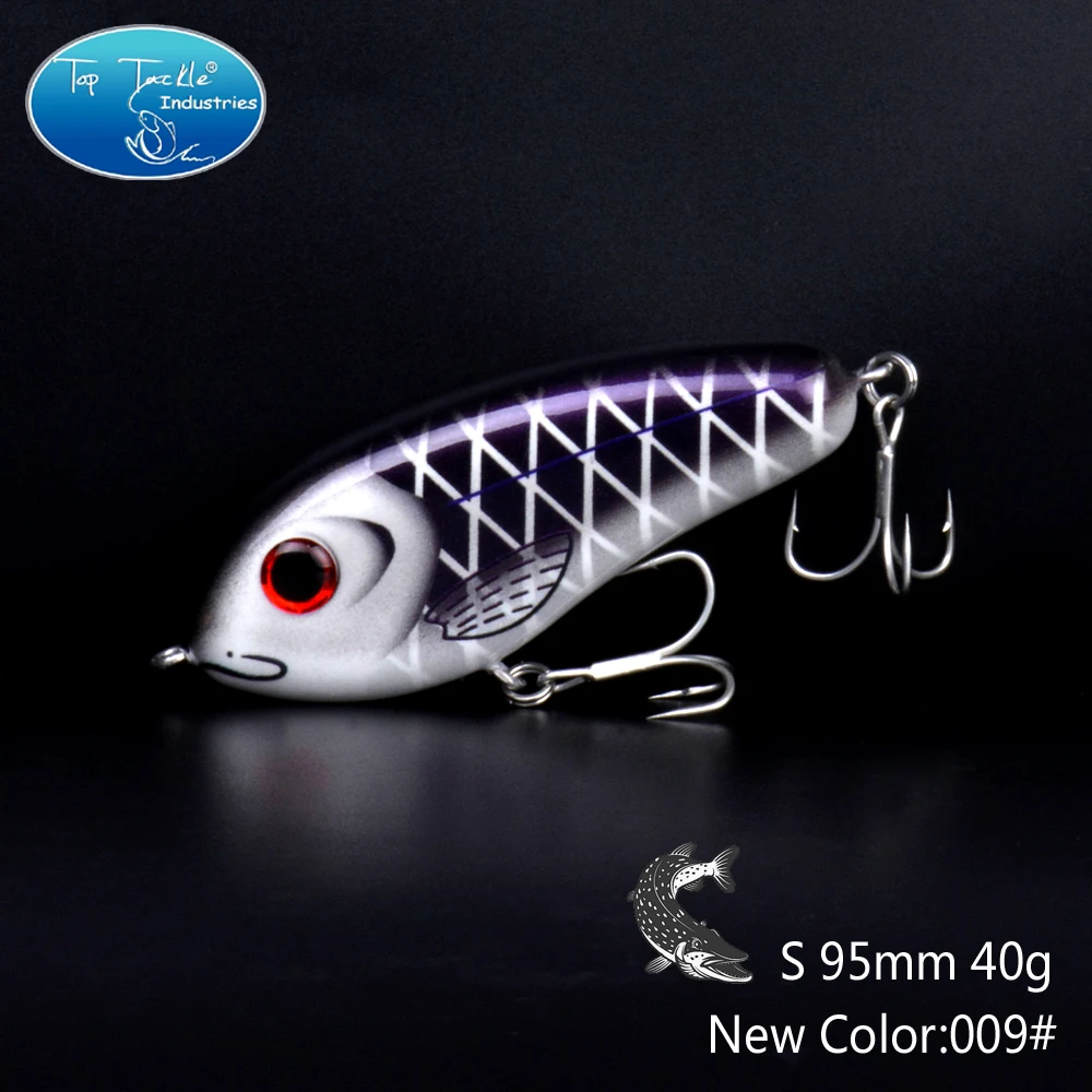 Señuelo jerkbait slow sinking para lucio Mustad Lokken - imagen 3