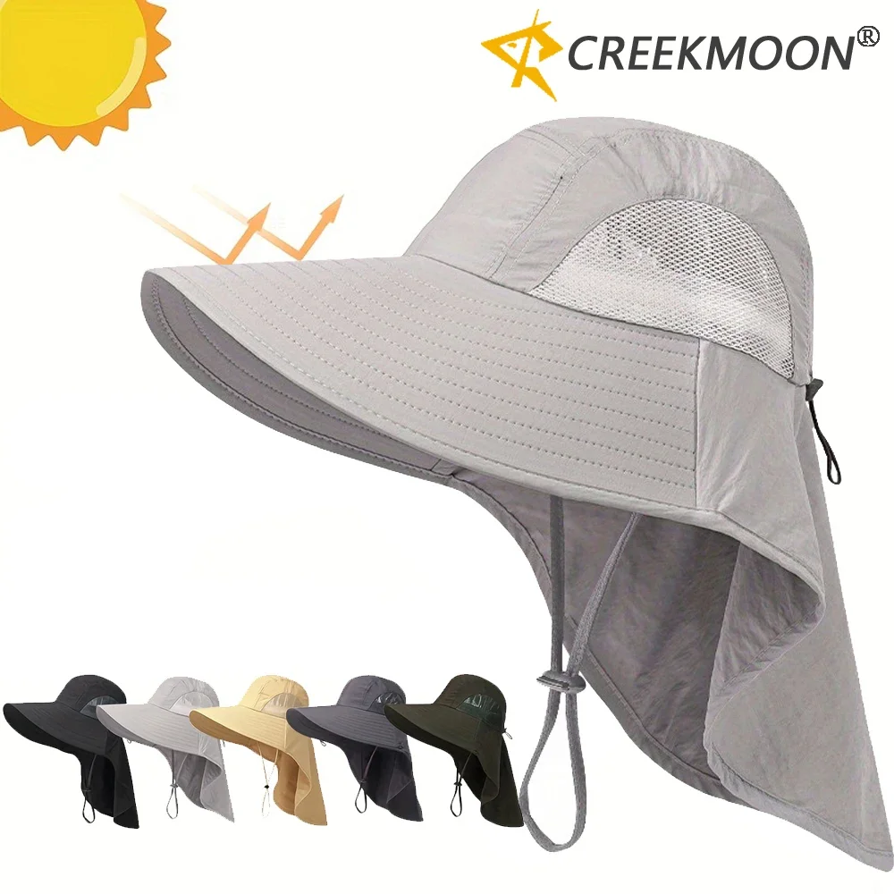 Sombrero de Pesca UV de ala ancha para exterior ligero unisex - imagen 2