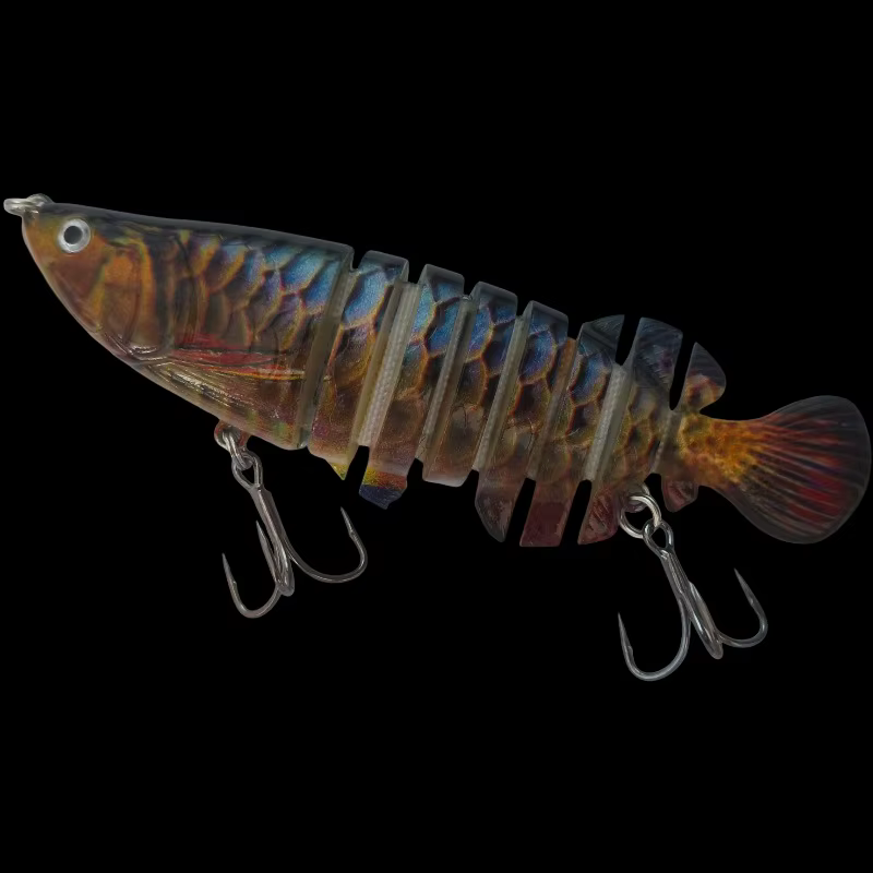 Señuelo Minnow Segmentado MUKUN 108mm Flotante para Lubina - imagen 3