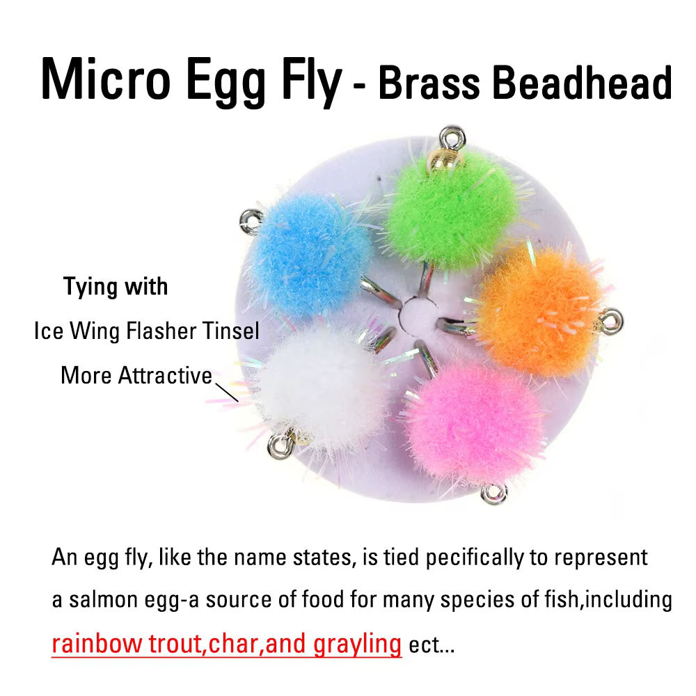 ICERIO Beadhead Micro - Cebo de huevos sumergible para salmón y trucha - imagen 4