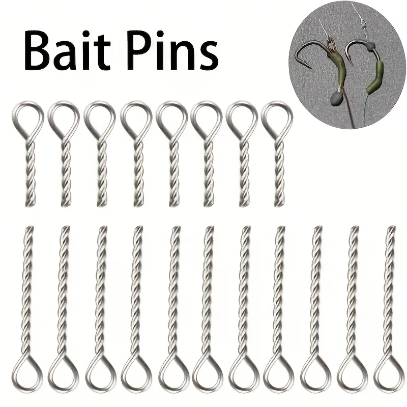 Agujas de acero inoxidable para boilies con montaje de cabello - imagen 5