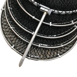 Bolsa plegable de malla nylon para pesca