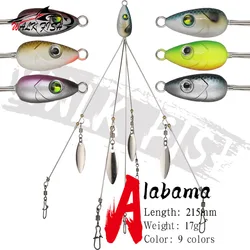Walk Fish Alabama Rig – Aparejo de paraguas para lubina