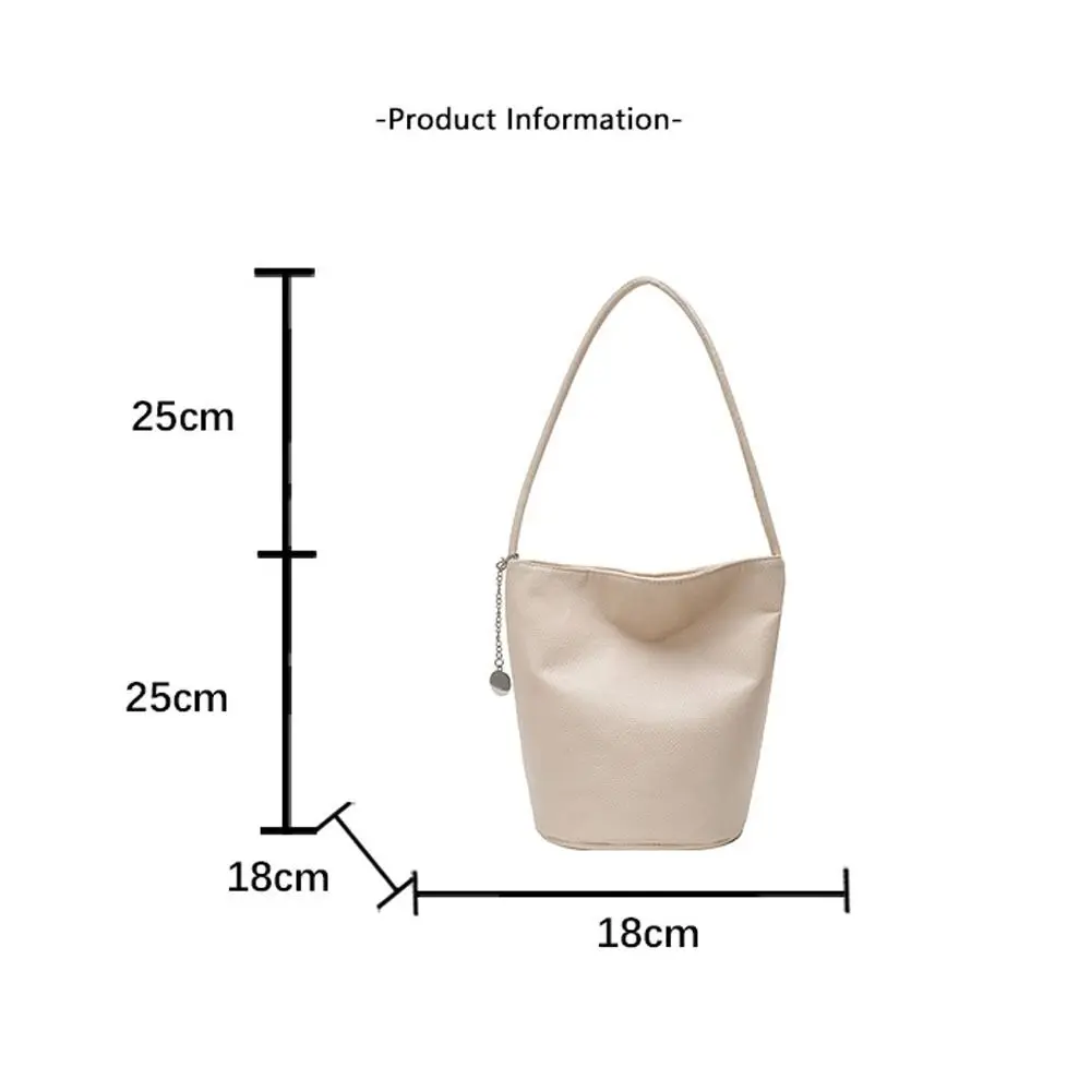 Bolso bucket con cierre magnético en estilo casual