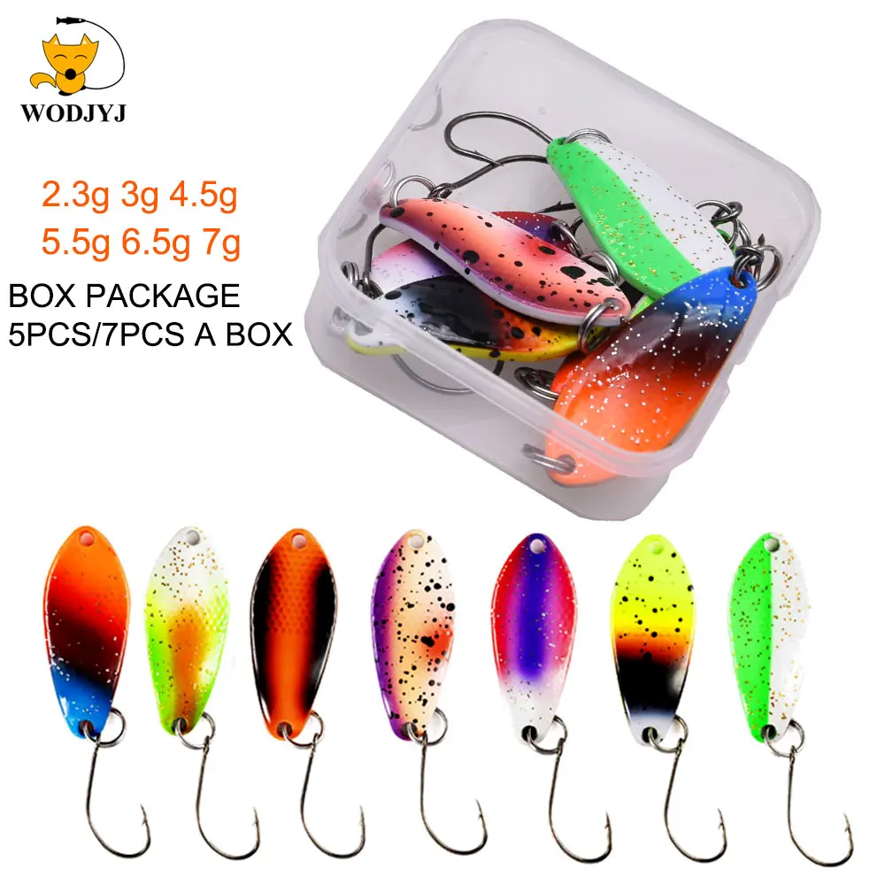 Spinner metálico para trucha, lubina y perca – 3-7g