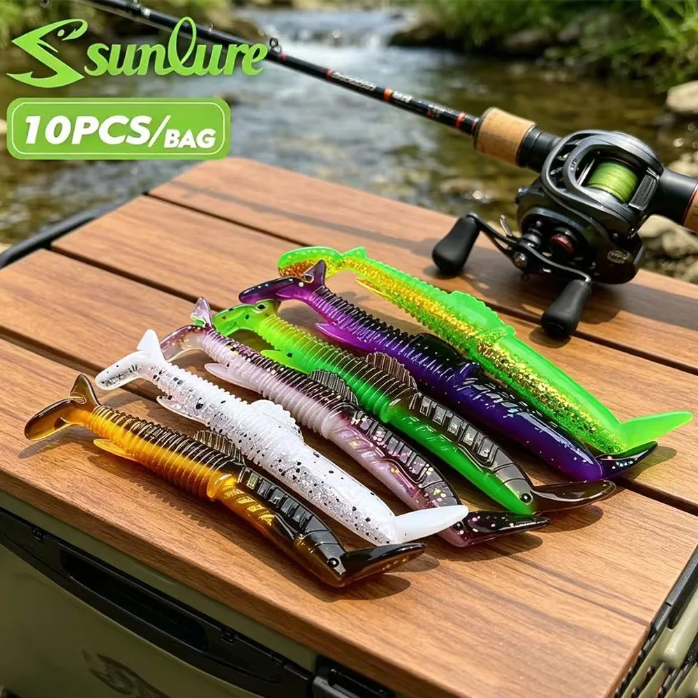 Señuelo flotante Sunlure para lubina y lucio con cola pala - imagen 5