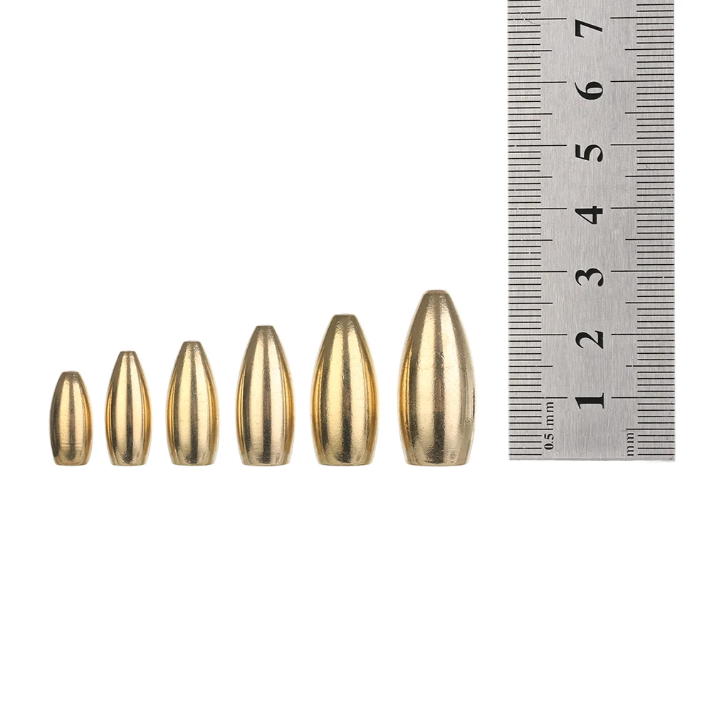 Plomo de pesca dorado de 3,5g