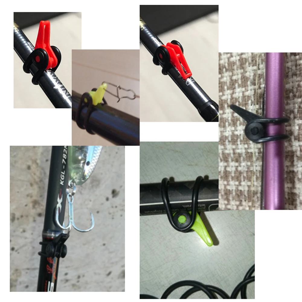 Protector de anzuelos de silicona con clip para caña - imagen 3