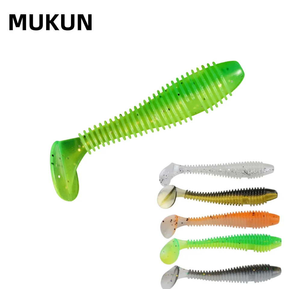 Gusanos de silicona MUKUN en tamaños