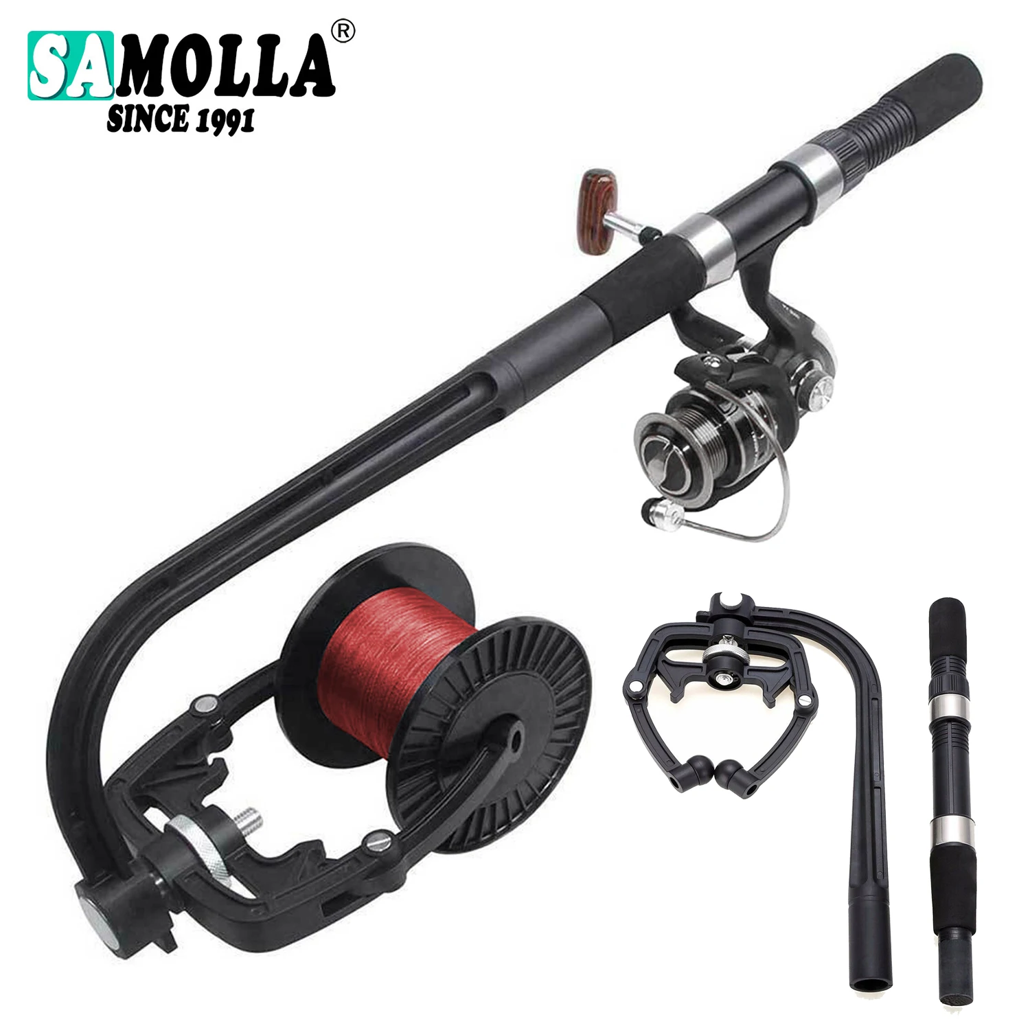 Bobinadora de carrete para hilo de pesca - Spinning y Baitcasting