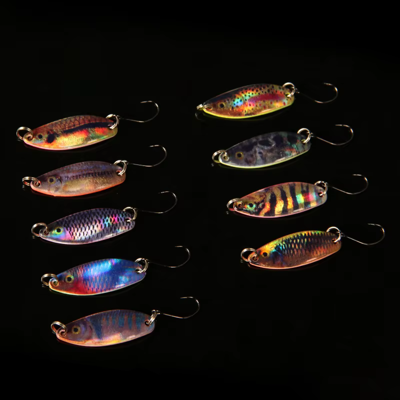 Spinnerbait LETOYO luminosa – Señuelo para trucha - imagen 4