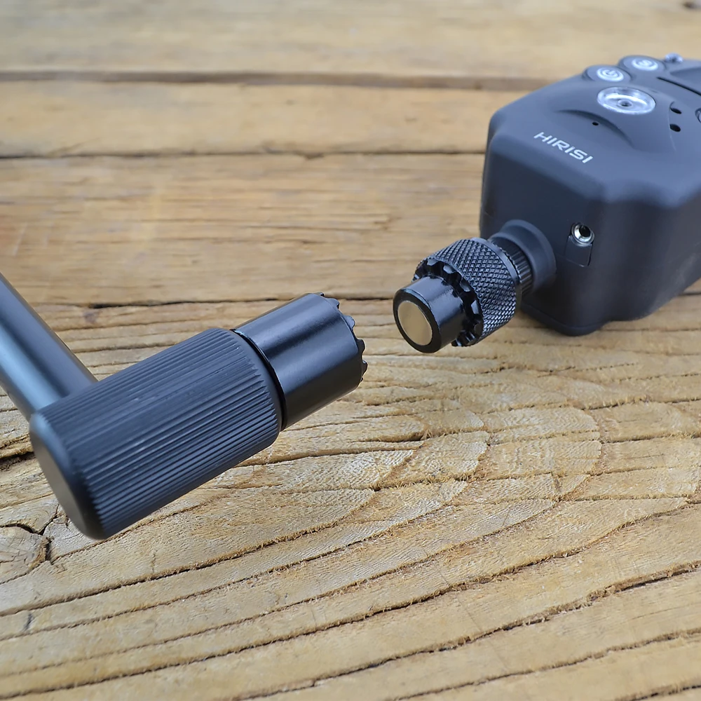 Hiriri AQ210 Conector Cambio Rápido Aluminio para Alarmas Carpa - imagen 4