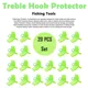 Protectores de plástico para anzuelos triples y cubiertas de señuelos