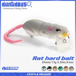 Hunthouse Rat Hard Bait Señuelo Flotante para Lubina y Lucio