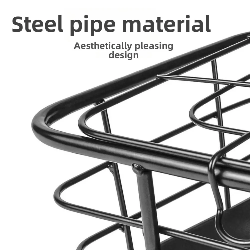 Cesta delantera colgante ajustable de acero para bici eléctrica - imagen 5
