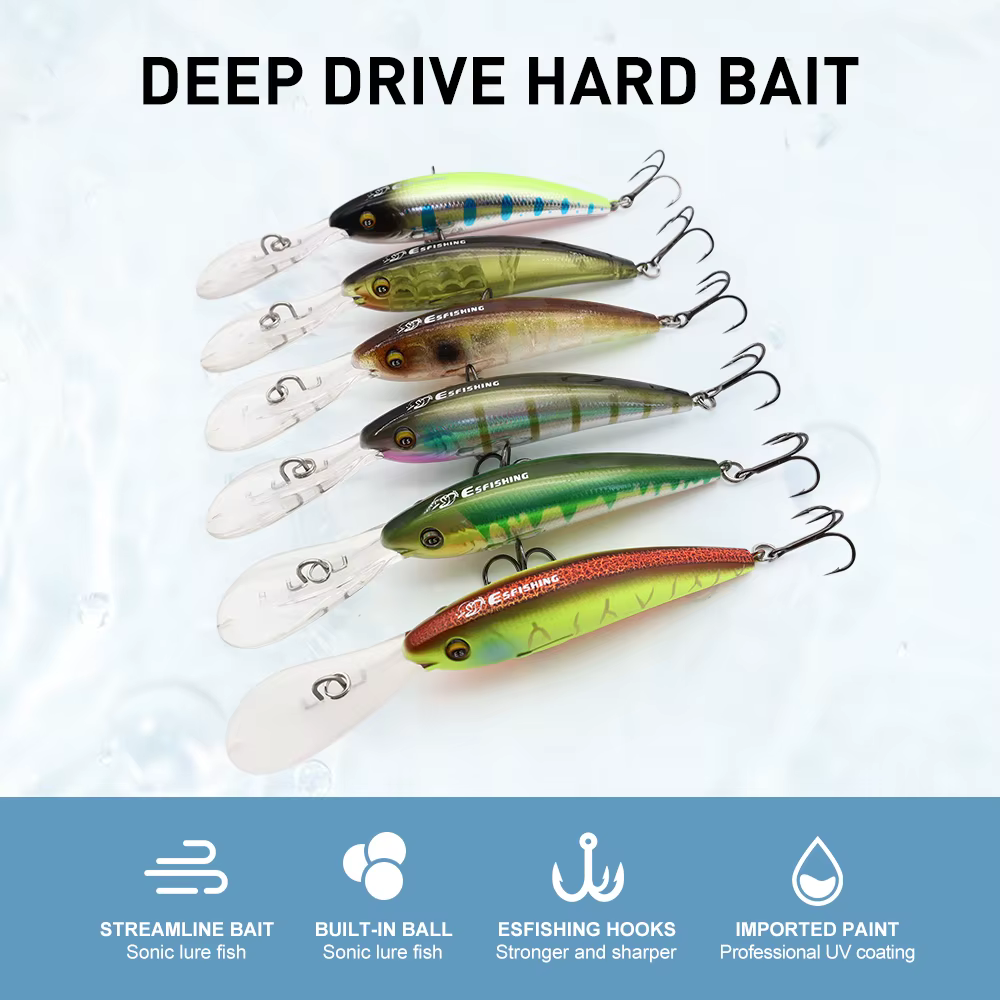 KESFISHING Sprinter Wobbler flotante – Señuelo para pesca - imagen 4