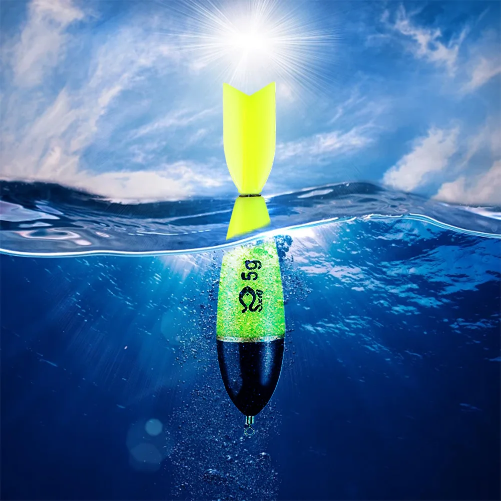 Bobber iluminado para pesca en mar y roca