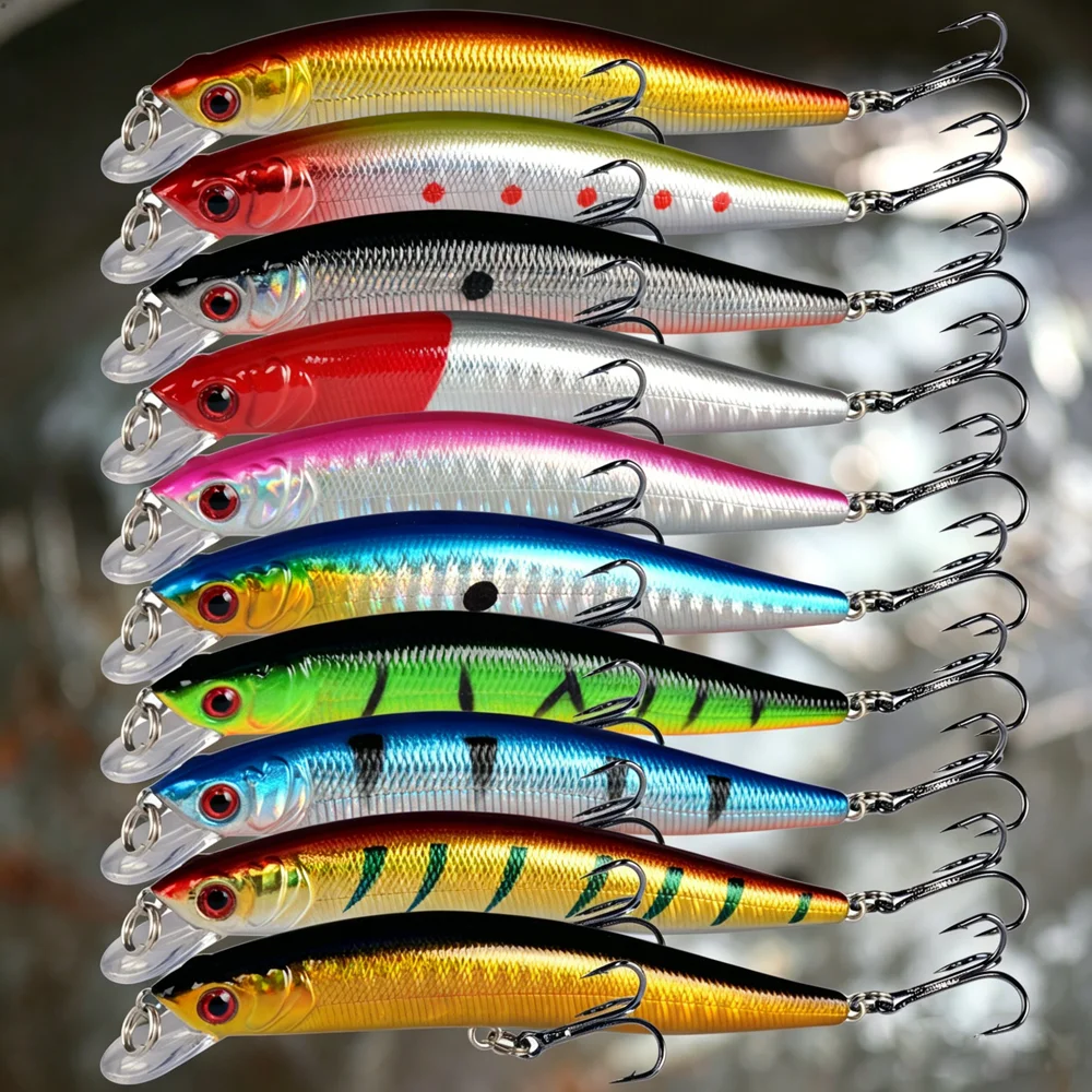 Wobbler Minnow flotante para carpa y lubina rayada - imagen 5