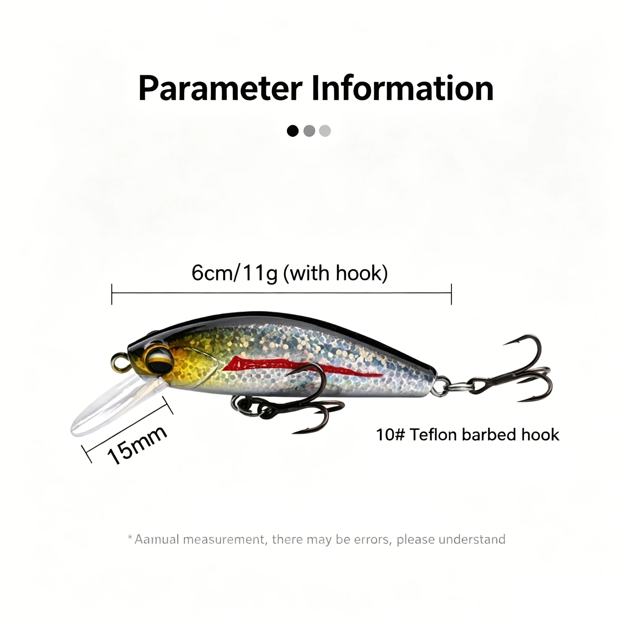 Minnow hundible en acción