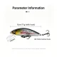 Señuelo Minnow hundible Wobbler Crankbait para lubina y lucio - imagen 2