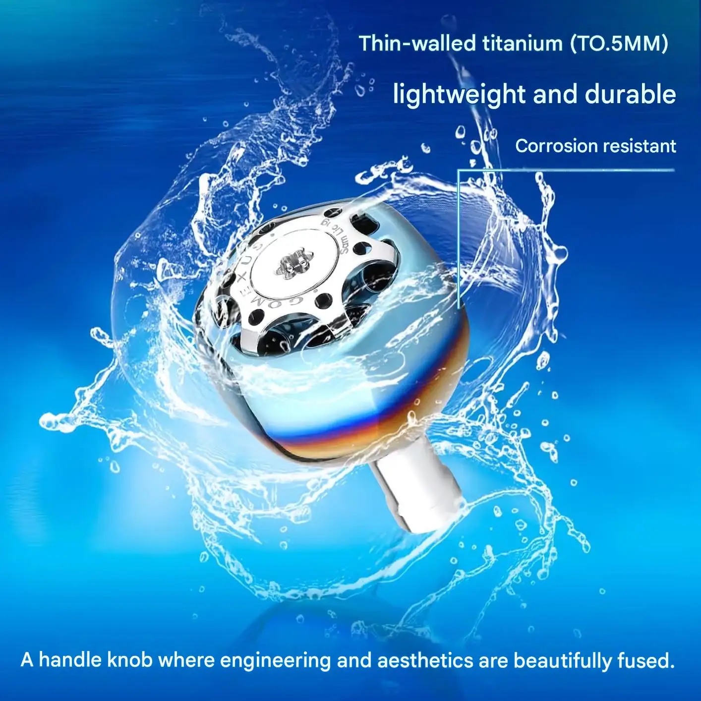 Perilla Titanio Gomexus TA38S – Shimano Stella Vanquish Daiwa Exist Saltist - imagen 2