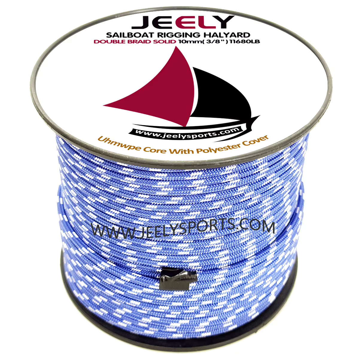 Cabo Doble Trenzado 10 mm 10 m 5300 kg - imagen 2
