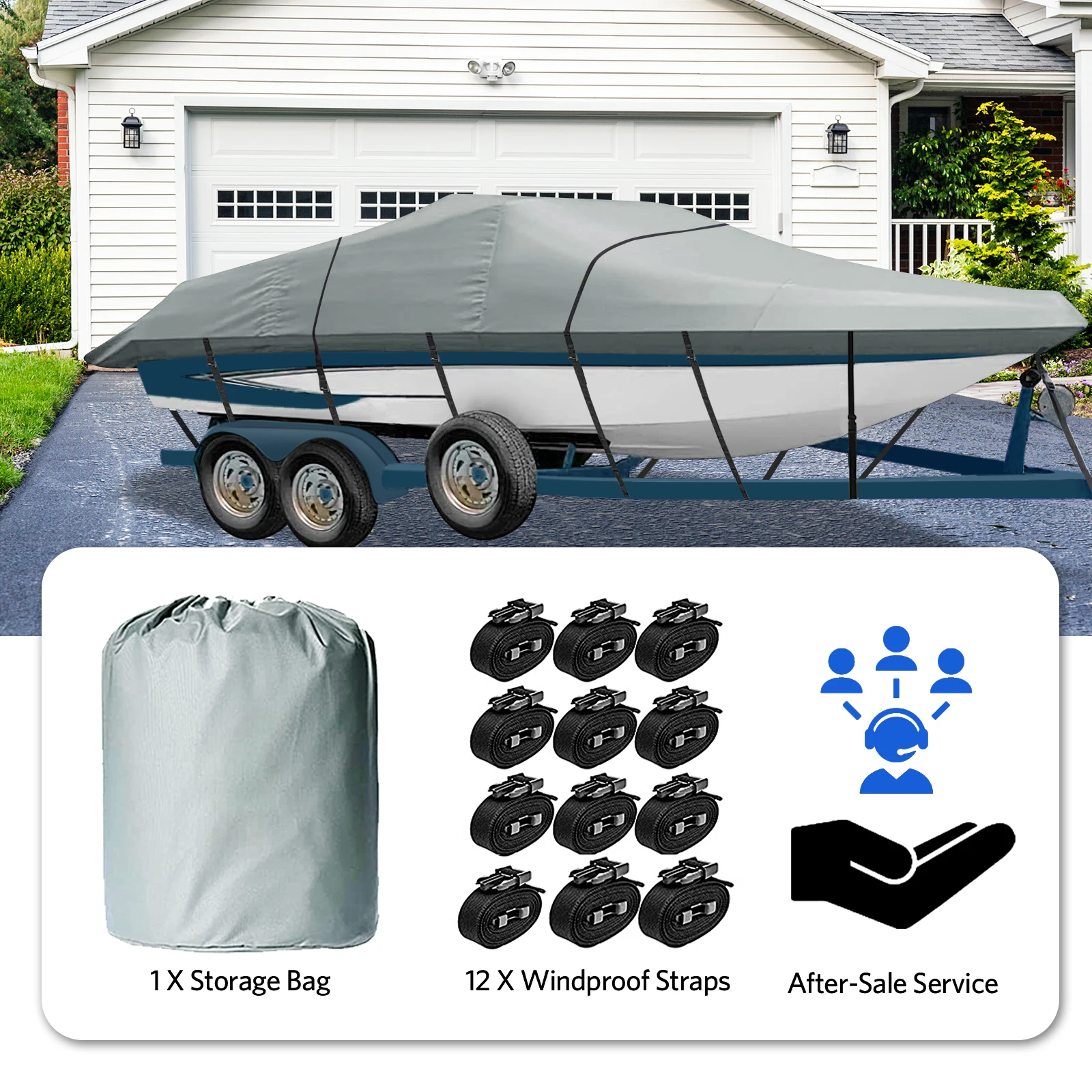 Funda para Barco Goture impermeable anti-golpes reflectante plateada - imagen 4