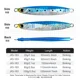 OBSESSION J163 Coltsniper Jig metálico UV de lanzamiento largo - imagen 3