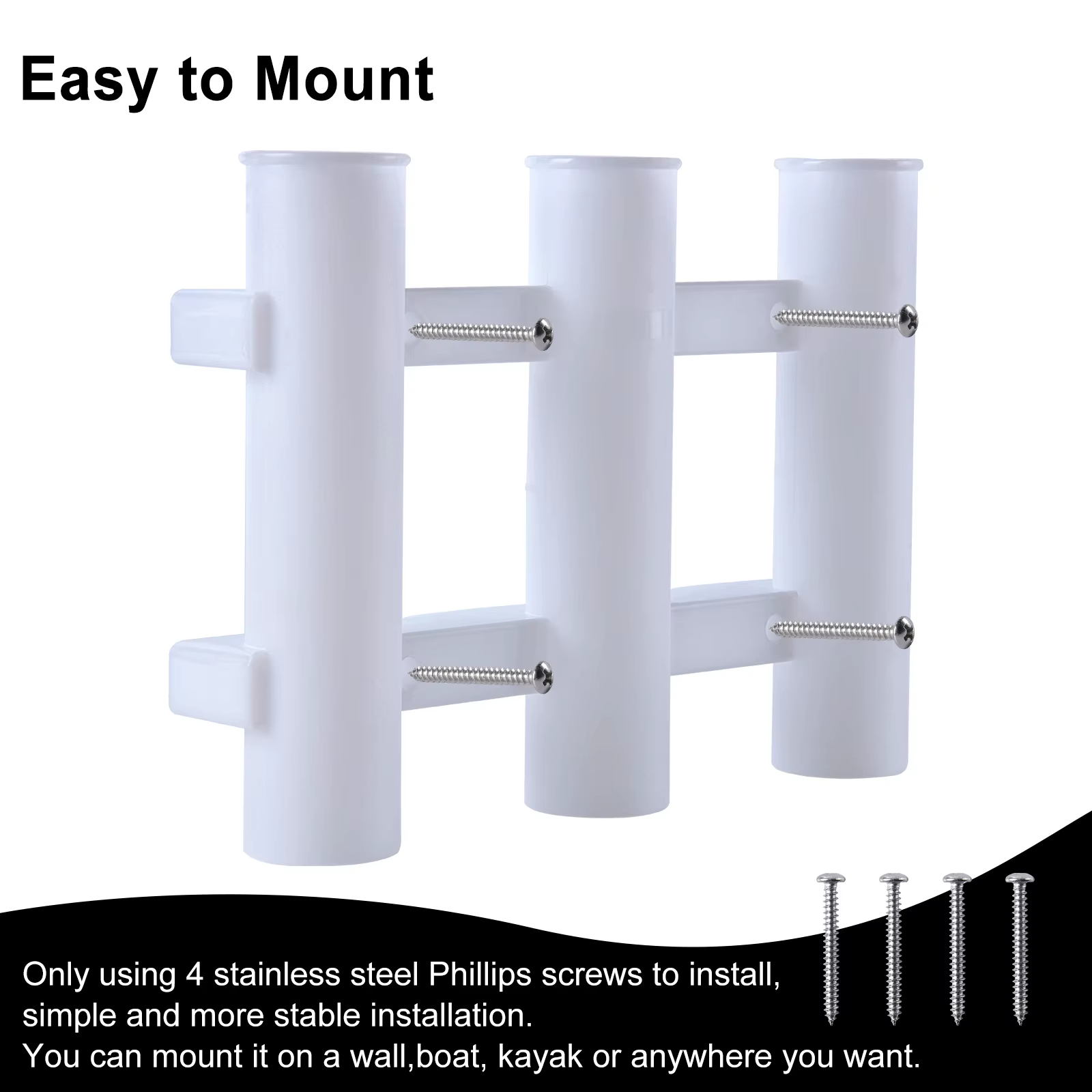 Goture Soporte de Pared para Cañas de Pesca - imagen 3