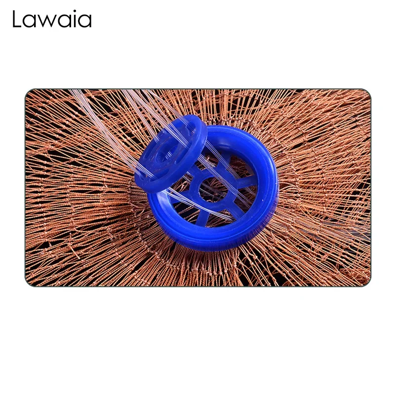 Lawaia USA Red de lanzamiento con plomo y malla pequeña - imagen 4