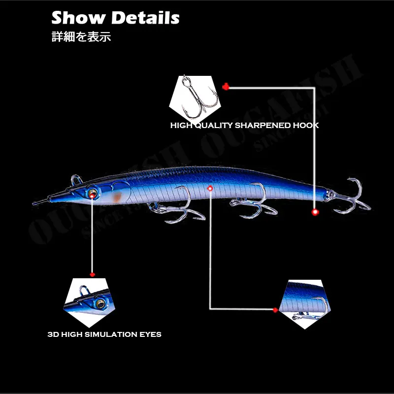 Señuelo lápiz de pesca – envío directo - imagen 5