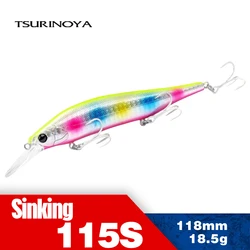 TSURINOYA NYX 115S Minnow Wobbler de Cebo duro para pesca deportiva