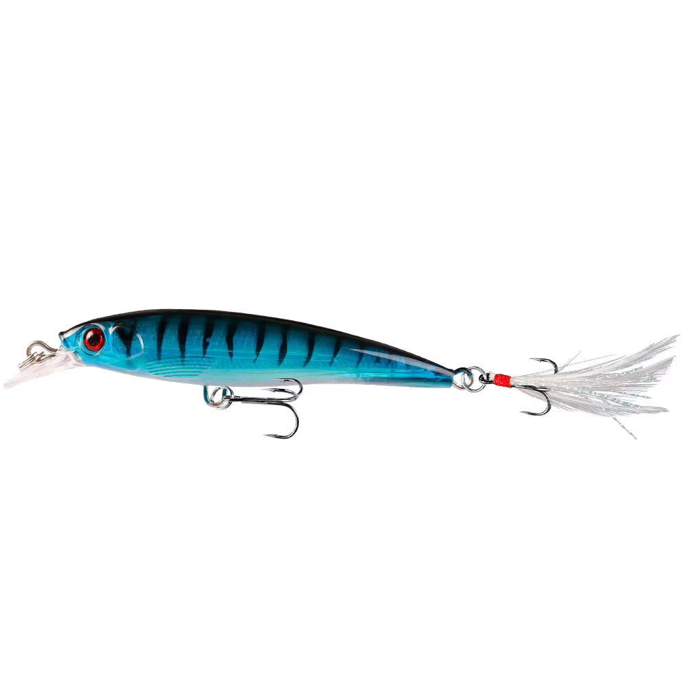 Jerkbait Minnow ABS con ojos 3D para lucio y lubina – mar - imagen 5