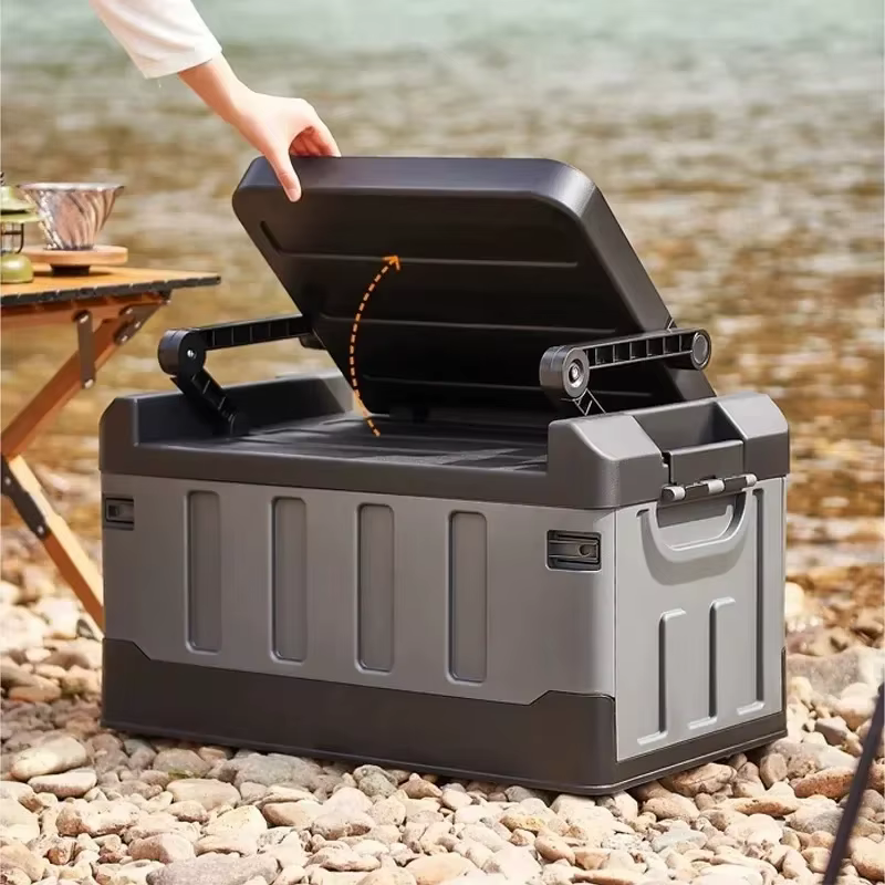 Caja de pesca plegable grande – asiento camping y almacenamiento - imagen 5