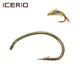 Anzuelo de mosca bronce para ninfa y caddis al atar