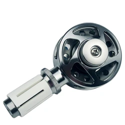Carrete de línea interna de metal para pesca en agua dulce