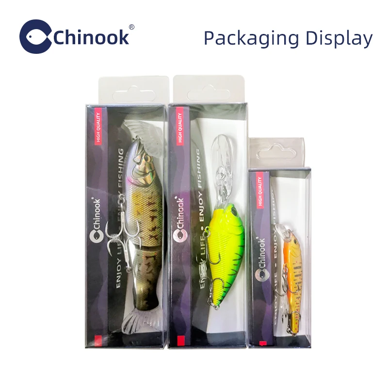 CHINOOK Minnow Wobblers 50mm Señuelos Artificial para Lubina - imagen 3