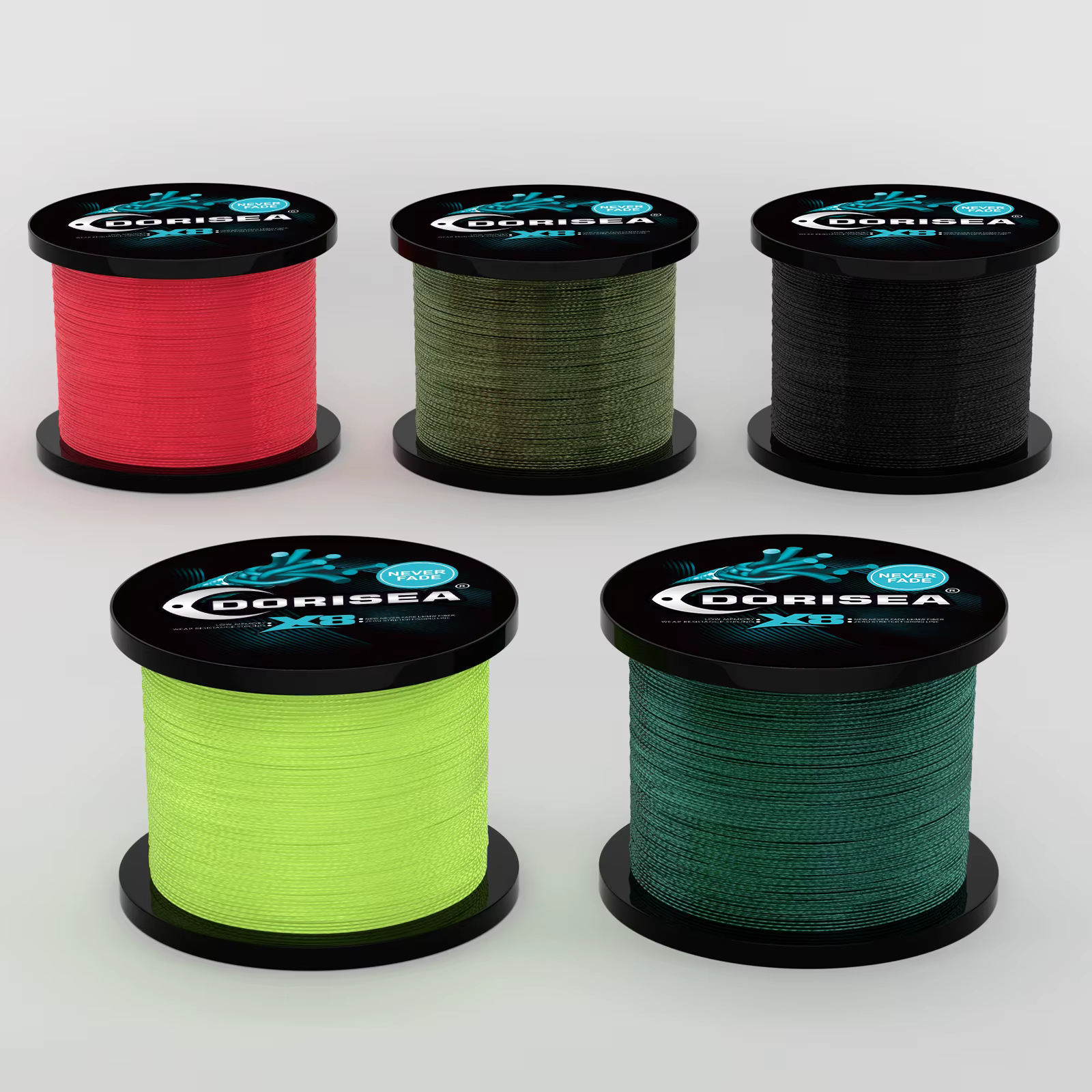 Dorisea X8 Hilo trenzado 100% PE Never Fade – Multifilamento - imagen 4