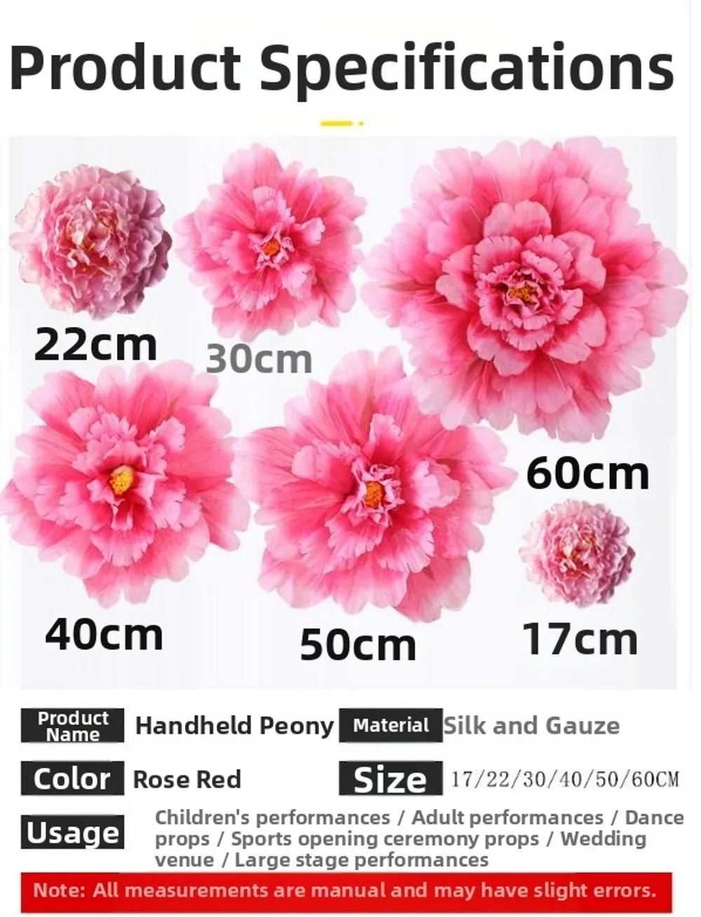 Accesorio rosa para espectáculo