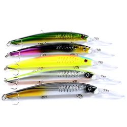 Crankbait Minnow para lucios con ojos 3D