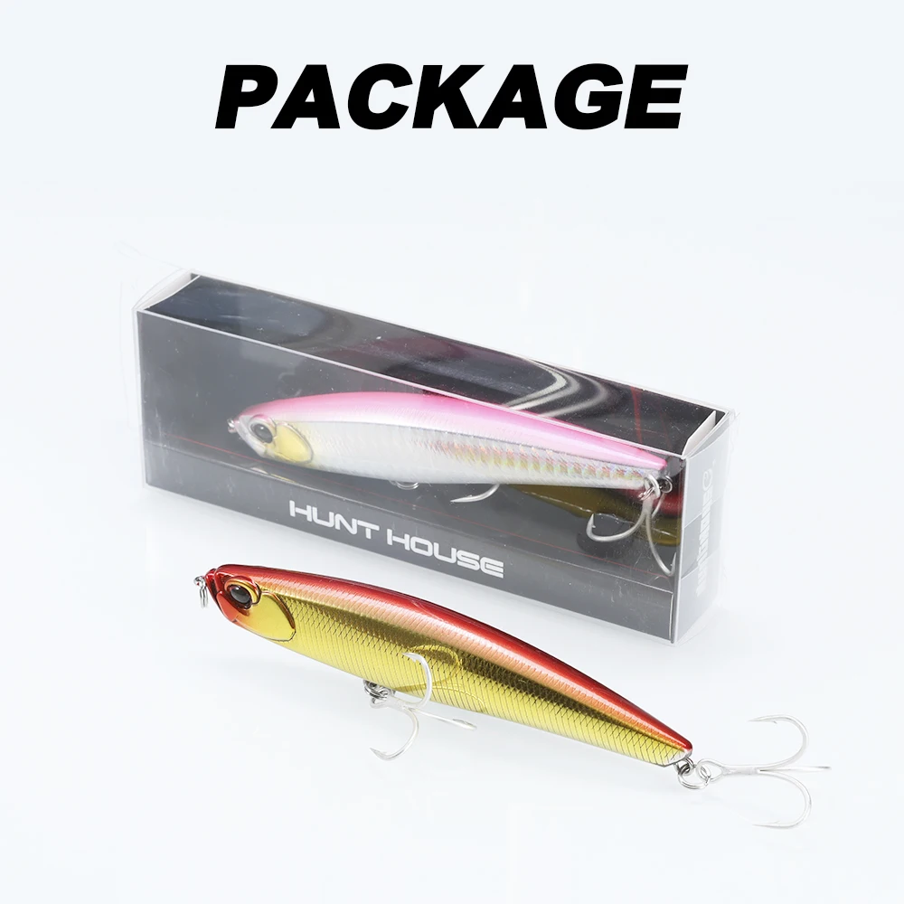 Hunthouse Shore Glide – Stickbait hundente para lubina - imagen 3
